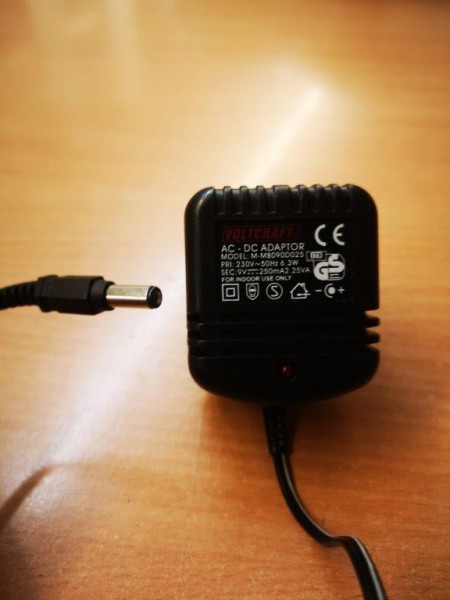 Netzteil 9V DC, 250mA