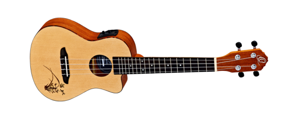 Ortega RU-5CE Konzert Ukulele mit Preamp,