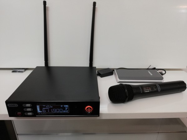 AMC iLive1 Funk Mikrofon Set